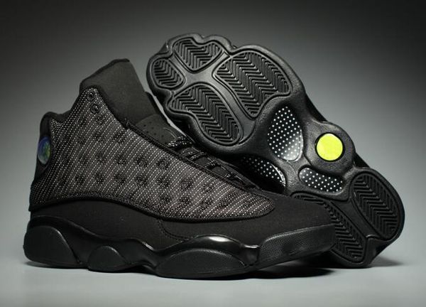 

20202018 new 13s og black cat kids basketball shoes 3m reflect 13s black cat ath