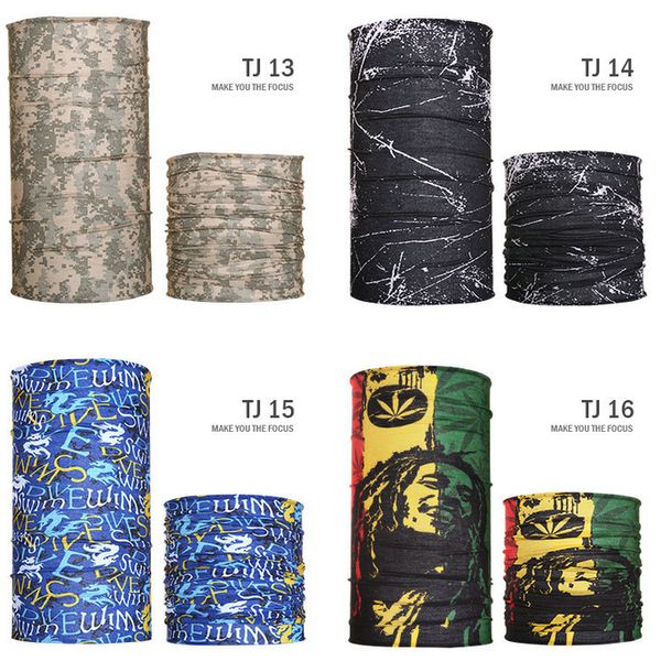 

outdoor masks multi function head scarf seamlessly headband scarf bandanas cycling masks skeleton magic scarf party masks outdoor mi, Black