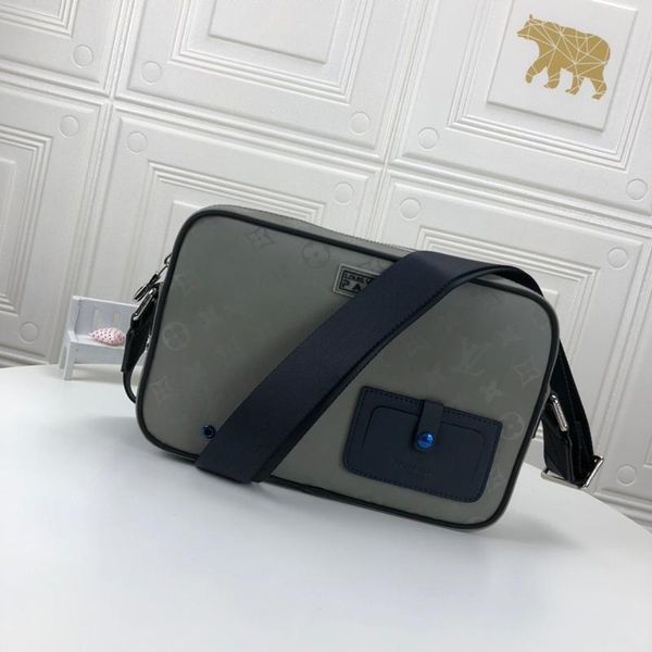 

new arrival men bag with origin box crossbody bags vintage style messenger bags luxury designer type men zipper shoulder bag