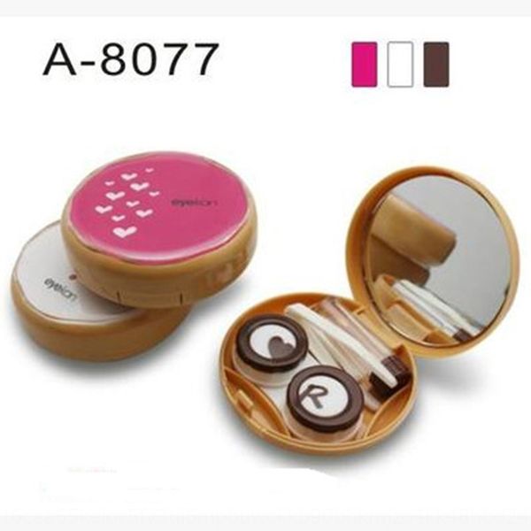 

eyekan invisible box/eye contact box invisible /delicious food glasses case glasses case 8077, Blue