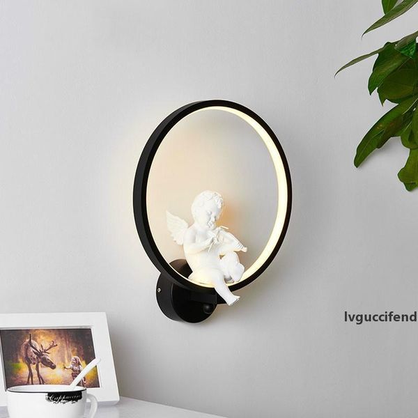 

24w angel led light decoration of bedroom luminaire violin hanging light sitting room corridor lantern