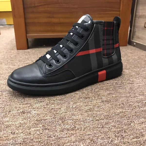 

new luxury high men's casual shoes fashion breathable sports shoes outdoor comfortable travel shoes original box packaging zapatos homb, Black