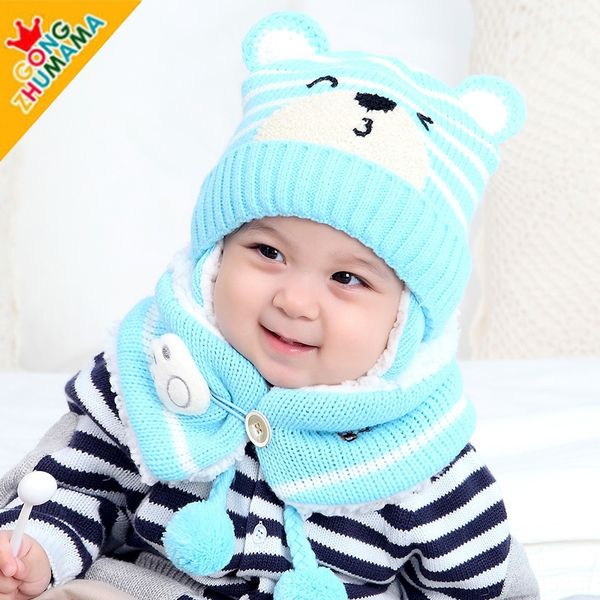 

5306 woolen hat 5306 cap baby cap woolen baby hat, Blue;gray