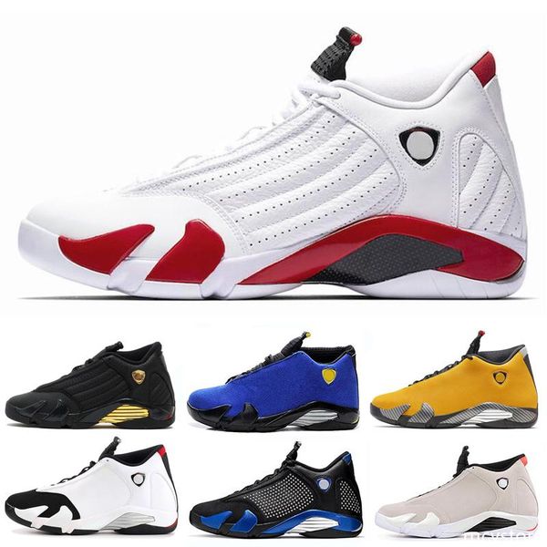 

2020 men designer 14 14s university red basketball shoes red black toe defining moments candy cane thunder mens sports trainers sneakers