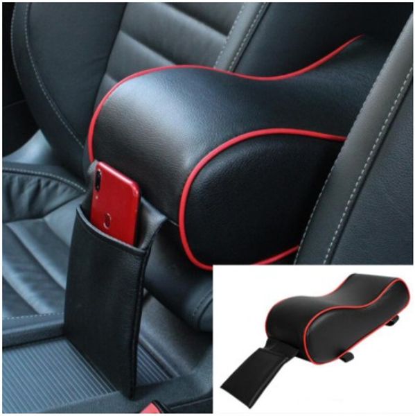 

leather car center console armrest box pad memory foam car armrest pad for 911 918//macan/macan s/panamera/cayman