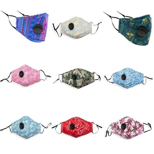 

2020 designer 3d face mask,face anti dust cotton cloth masks with 2pcs pm2.5 replaceable filter flag pattern mouth mask#238, Black