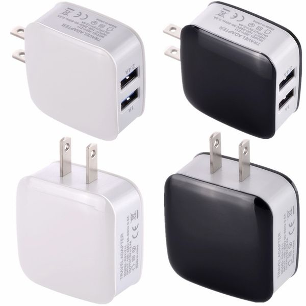 

wall charger dual usb port 3.1a us eu ac home power adapter plug for iphone 6 7 8 samsung s7 s8 note 8 mp3