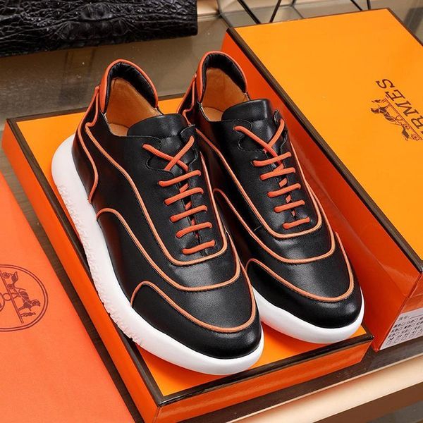 

fashion classic volte sneaker mens shoes outdoor walking comfortable luxury sneakers low lace -up casual men shoes chaussures pour homme, Black
