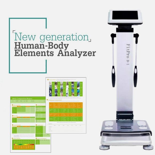 

2020 factory price professional body fat analyzer body composition analyzer body element analyzer ce dhl ing