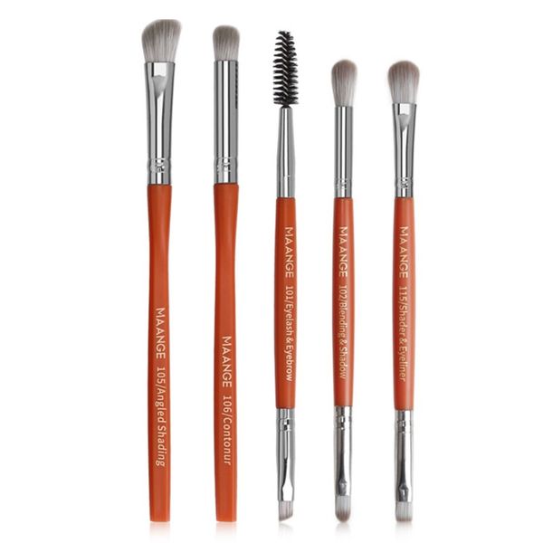 

makeup brushes 5pcs set professional eye eyeshadow eyeliner eyelash eyebrow lip brush tools