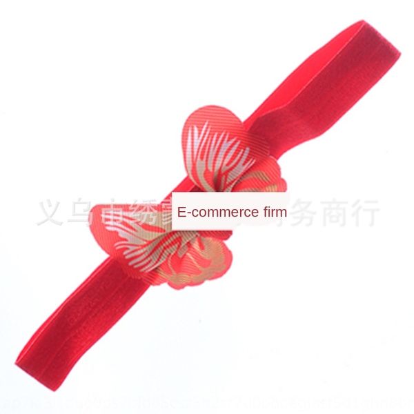 

ncm66 colorful chiffon elastic children's headdress baby accessories head colorful band headdressbutterfly headdressbutterfly chiffon e, Slivery;white