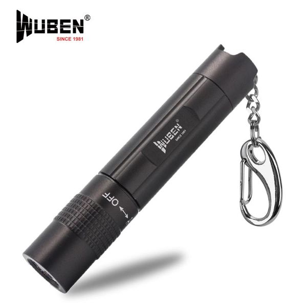 

flashlights torches wuben mini led pocket portable lantern e502 usb rechargeable lamp key light waterproof torch