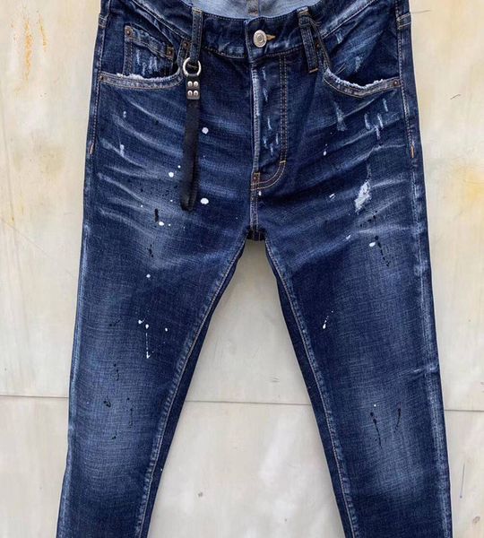 

mens designer jeans denim jean sashes ripped pants pour hommes fashion brand biker motorcycle rock revival jeans high quality, Blue