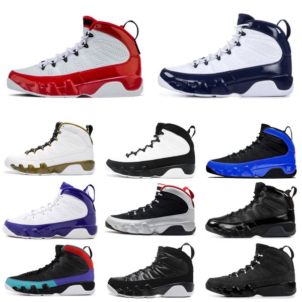 

jumpman 9 9s men basketball shoes gym red racer blue dream it do it black white anthracite statue mens trainers sports sneakers 7-13
