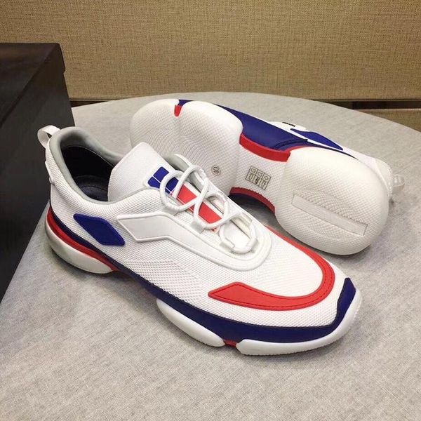 

knit fabric cloudbust sneakers mens shoes fast delivery comfortable sneakers plus size low men shoes scarpe da uomo, Black