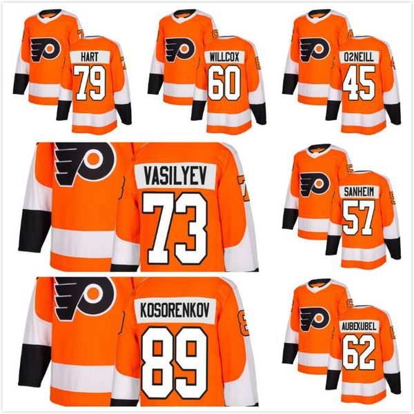 

filadelphia flyers 62 aube-kubel gostisbeher engle hockey 39 hart 60 willcox 45 o'neill 57 sanheim 73 валерий васильев 89 косоренков, Black;red