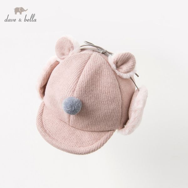 

db11825 dave bella winter baby girl hat cap children pink boutique, Slivery;white