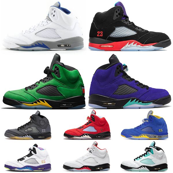 

olympic basketball shoes 3 jumpman 5 5s alternate grape mens shoes 2020 fire red hyper island green retro womens sneakers