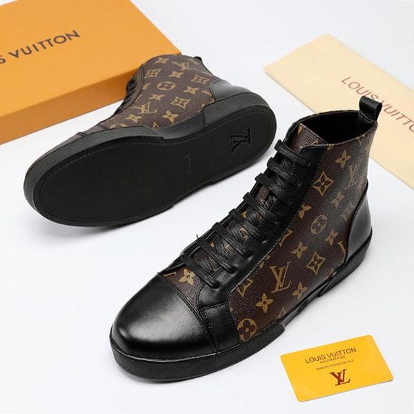 

горячие мужские ботинки высокого качества повседневный стиль мода открытый street платформа фитнес footwears zapatos de hombre татуировки sn, Black