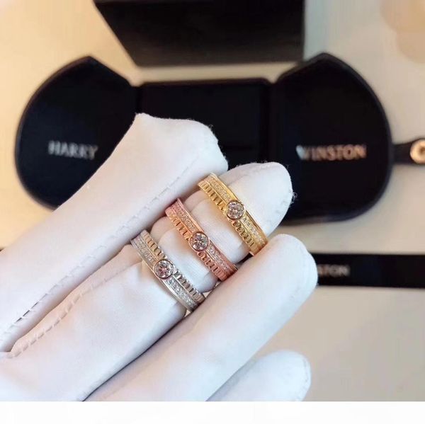 

e new fashion womens jewelry rings 925 sterling silver diamond ring double -decked fashion neutral couple ring girlfriend gift original