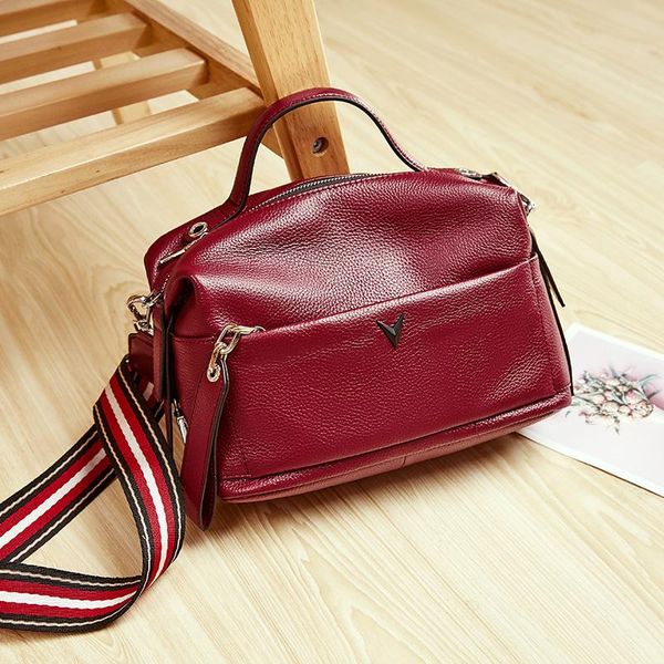 

genuine leather tote bag ladies luxury first layer soft cowhide diagonal bag 1251 european and american classic handbag shoulder bag 1251