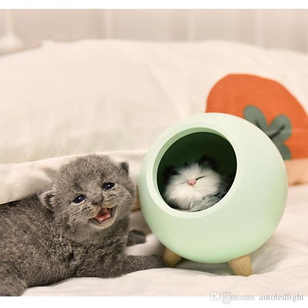 

creative novelty special product usb charging small night light atmosphere bedroom with sleep light warm cat small night light