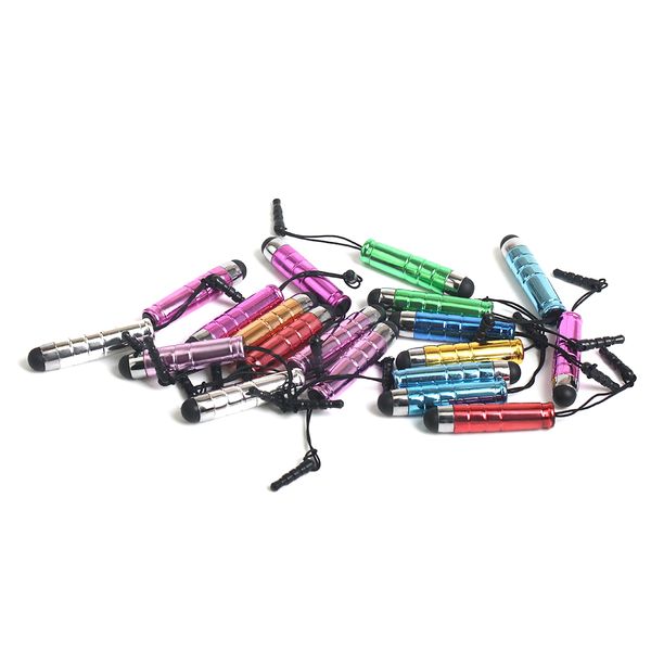 

mini capacitive touch screen plastic stylus pen pens 11 colors for mobile phone tablet pc