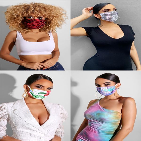 

cartoon lovely cotton masks festive party keep warm cotton cute bear mask camouflage anti dust mouth muffle respirato#776, Black