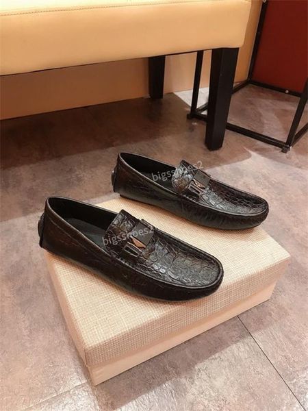 

men shoes fashion luxury men shoes with origin box autumn and winter shoes hy200607, Black