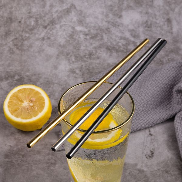 

bubble tea stainless steel straw reusable drinking straws set curved metal straws for smoothies juice tea