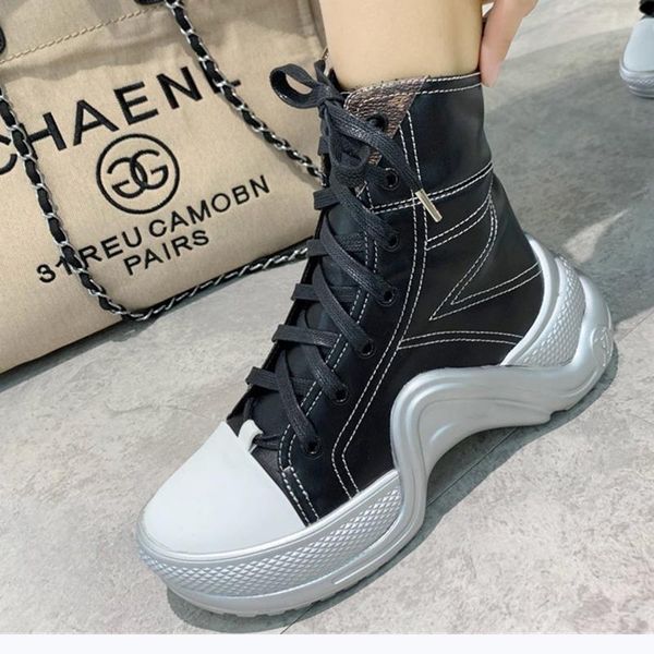 

2020qw new official website also released luxury women's casual fashion socks shoes, outdoor casual boots, fast delivery, Black