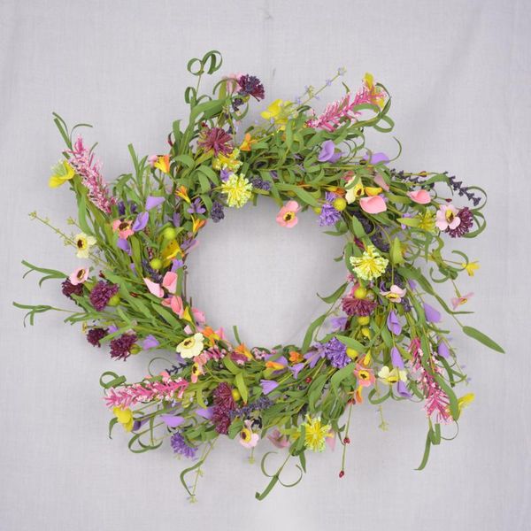 

поддельный цветок гирлянда шелковый искусственный цветок розы венки двери платяной идеальный подарок для украшения венчания главная партия д