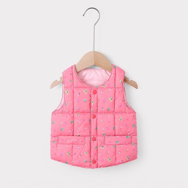 

bxyuc down cotton 2019 new solid color children's clothing children's clothing vest boys and girls outer wear thickened vest baby, Camo
