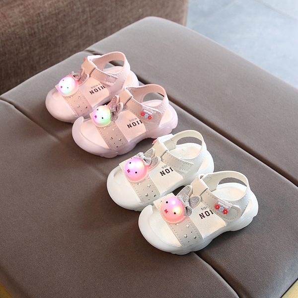 

ymeu8 baby soft bottom baby girl shoes 0-1-2 years old er tong bao er tong bao sandals children's bag child baotou sandals princess sho, Black;red