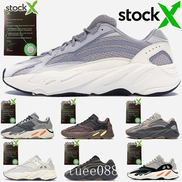 

700 wave runner 2019 лиловый solid gray мужчины кроссовки лучшее качество kanye west дизайнерская обувь спорт кроссовки 36-46 hdt7n, Black