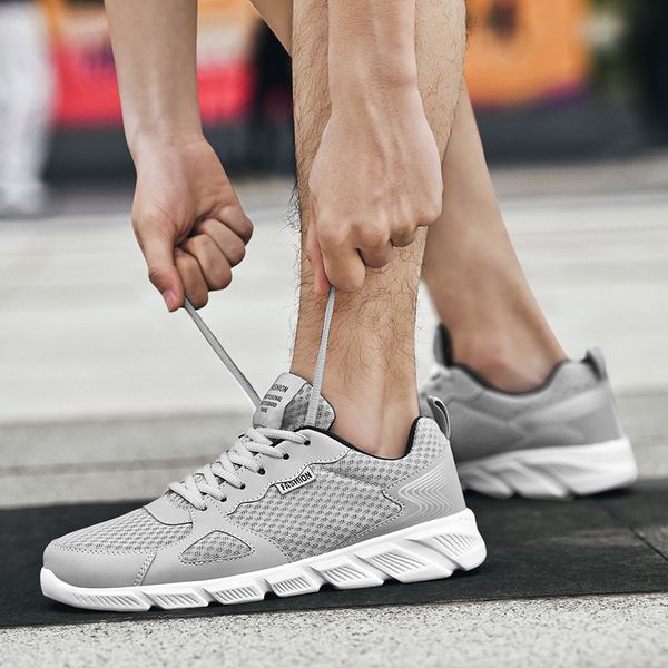 

sneakers light running shoes classic sport shoes summer breathable men sneakers damping jogging walk for men trainer gy360, Black