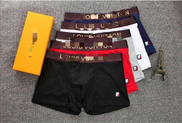 

dssw cotton breathable boxer shorts underpants tight waist underpants mens boxers designer boxers mens underwears designer brand luxury ba, Black;white