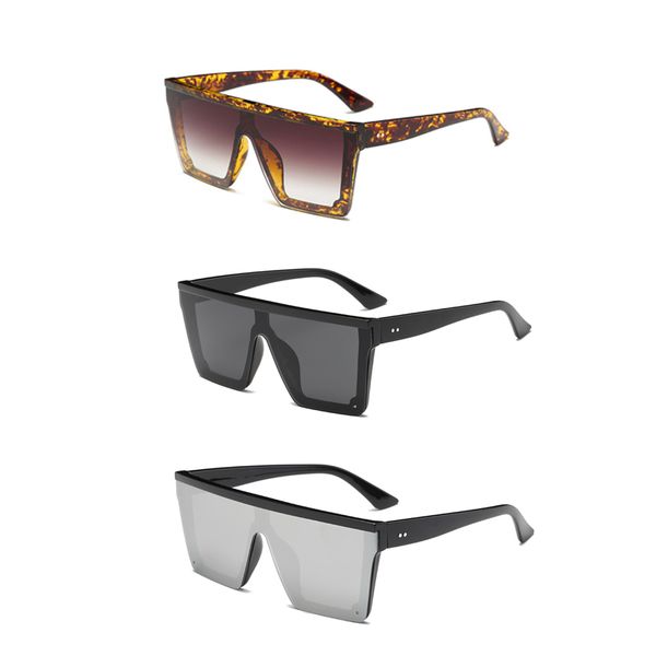 

brand fashion one piece sunglasses men oversize driving cool sun glasses square male eyewear, White;black