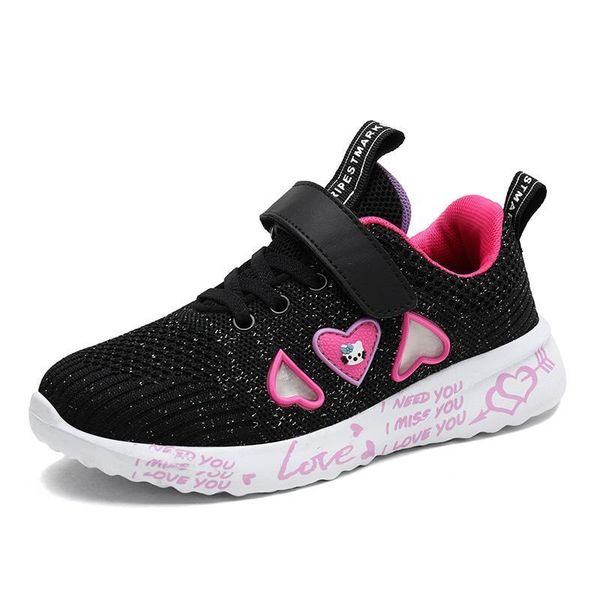 

running shoes 2020 new children's mesh breathable outdoor boys girls sneakers boy sport shoes black pink kids sneakers1921