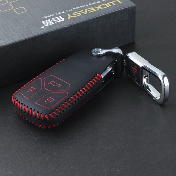 

leather for audi q5l 2018 fixture q7 2016 audi sport quattro case wallet holder remote car key cover tts tfsi s line key2s