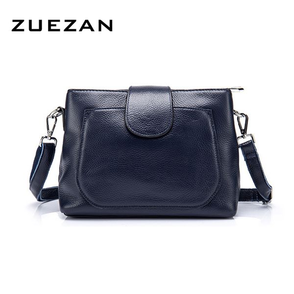 

24*18*10cm, 2 zipper compartments, women's genuine leather messenger crossbody bag, real skin female shoulder bag,a112