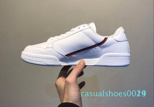

мужские женщины 36-45 античная continental 80 rascal кожа х kanye west повседневный белый og основные черный aero синий серый розовый мода к, Black