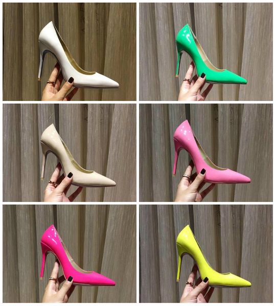 

2020 brand designer fashion ladies leather high heels ladies high heels fashion real leather party high heels lace box, Black