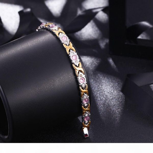 

designer jewelry bracelets for women titanium steel magnet bracelets simple wholesale fashion of shipping, Black