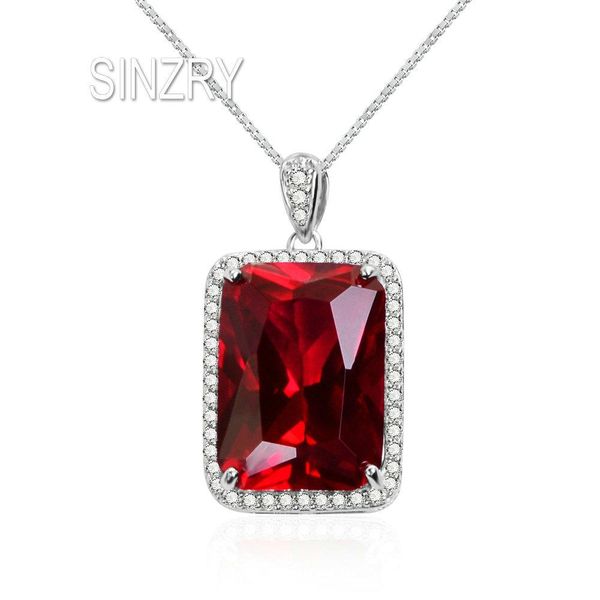 

оптовый новый квадратный кубического цирконий камень старинного choker ожерелье творческих мод кулон ожерелье для женщин, Silver