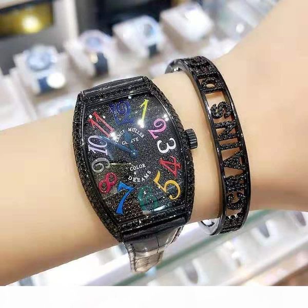 

europe and america popular ol women bracelets black gold plated full cz letter bangle for girls women for wedding party