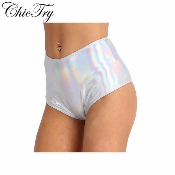 

fashion women shiny metallic patent leather lingerie panties underwear dance raves and swim beachwear summer briefs, Black;pink