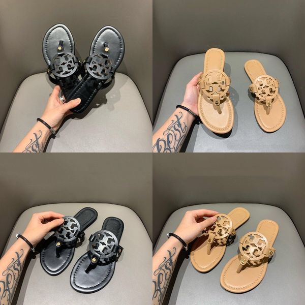 

slides womenslippers new fashion sandalias summer beach sandals print floral flat shoes chanclas de diseÃ±ador hombres#142, Black