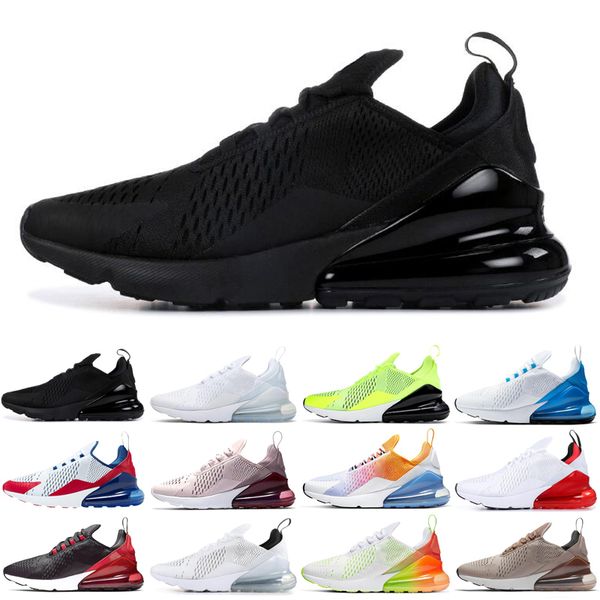 

270 270s men women running shoes triple black white usa easter cactus volt outdoor mens womens trainers sports sneakers runners