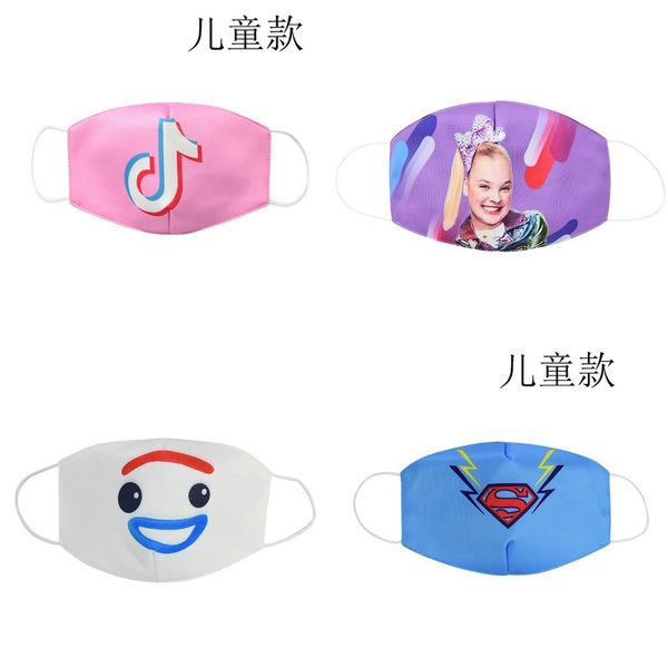 

маска ткань tapabocas лучшего загрязнение для малышей маски хлопок лицо рот маски мультфильм молодежи дети маски для kid auduga maschera psj